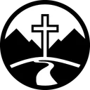 Croix sur une montagne, symbole de la grâce divine