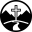 Croix sur une montagne, symbole de la grâce divine